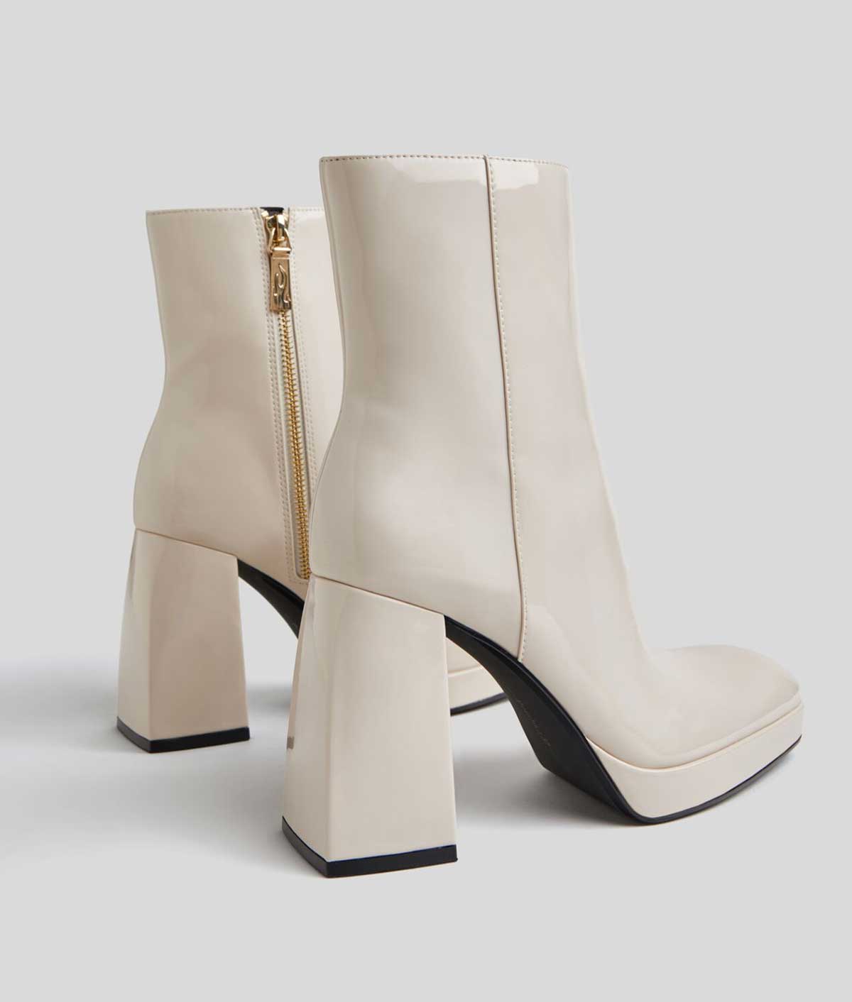 Bershka botines on sale blancos