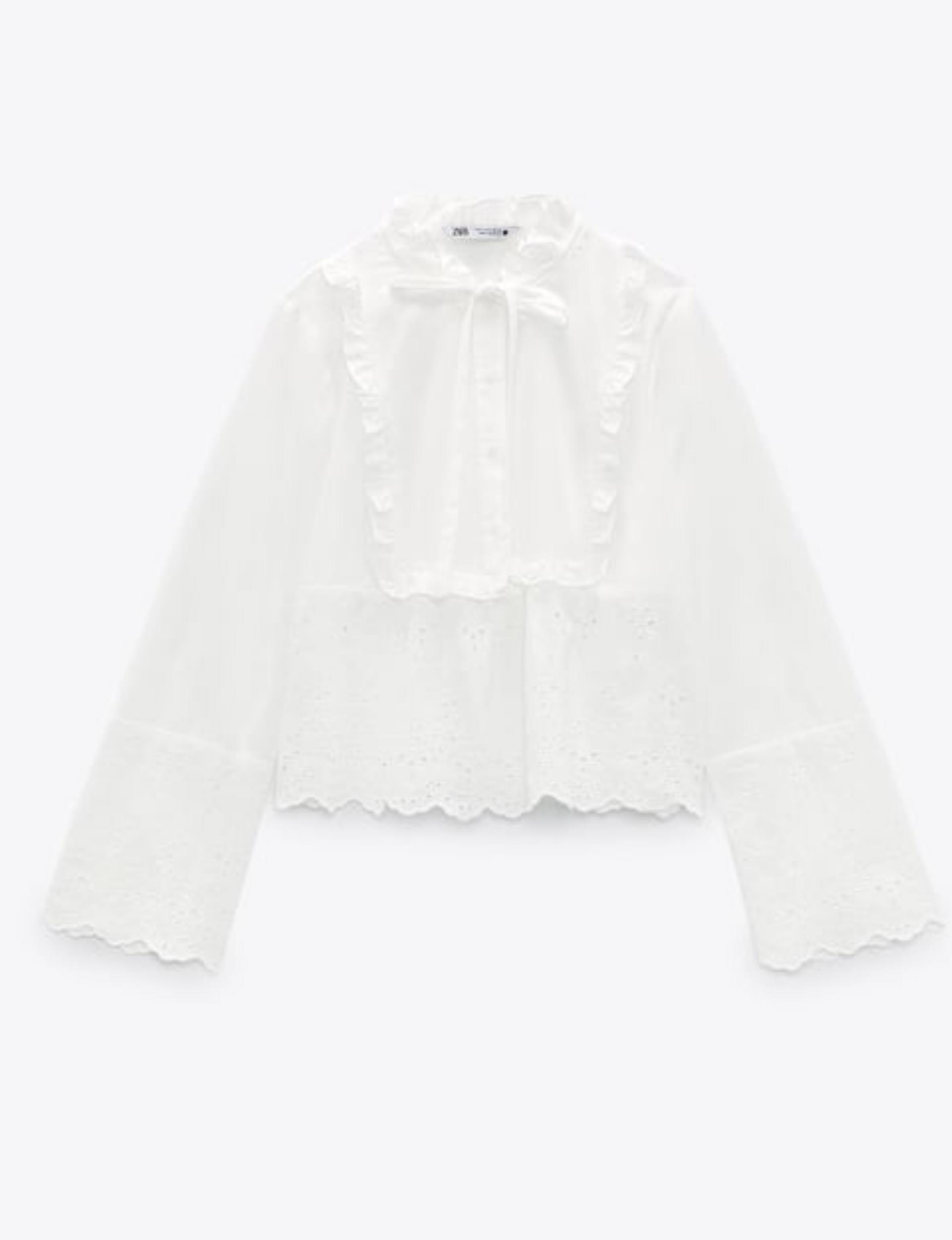 Copia el look de camisa blanca de Virginia Troconis ideal para la primavera