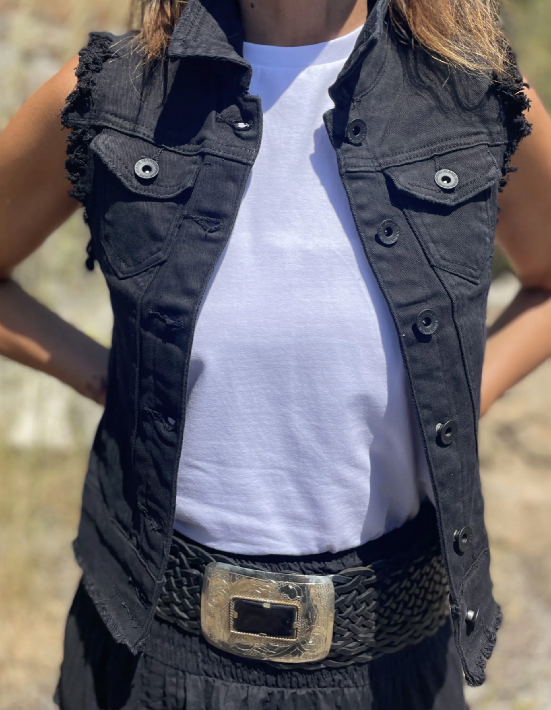 Chaleco sales tejano mujer