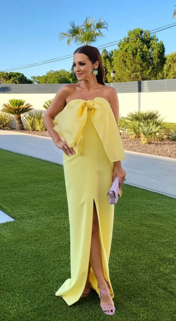 Paula Echevarr a luce el vestido de invitada perfecto para