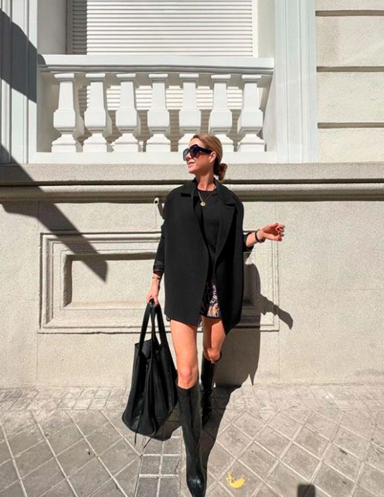 10 outfits con falda negra que alargarán tus piernas