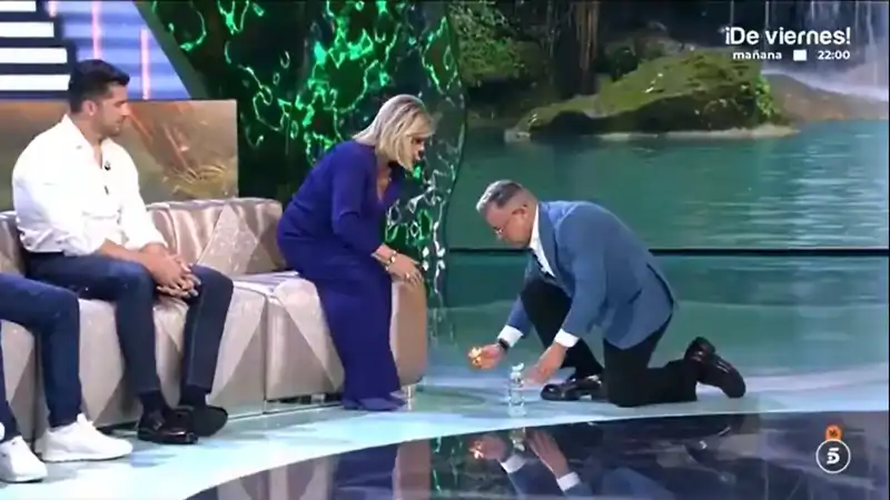 Terelu Campos sorprende a Jorge Javier Vázquez con su improvisada respuesta a Alessandro Lequio