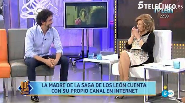 Paco León, entrevistado por María Teresa Campos
