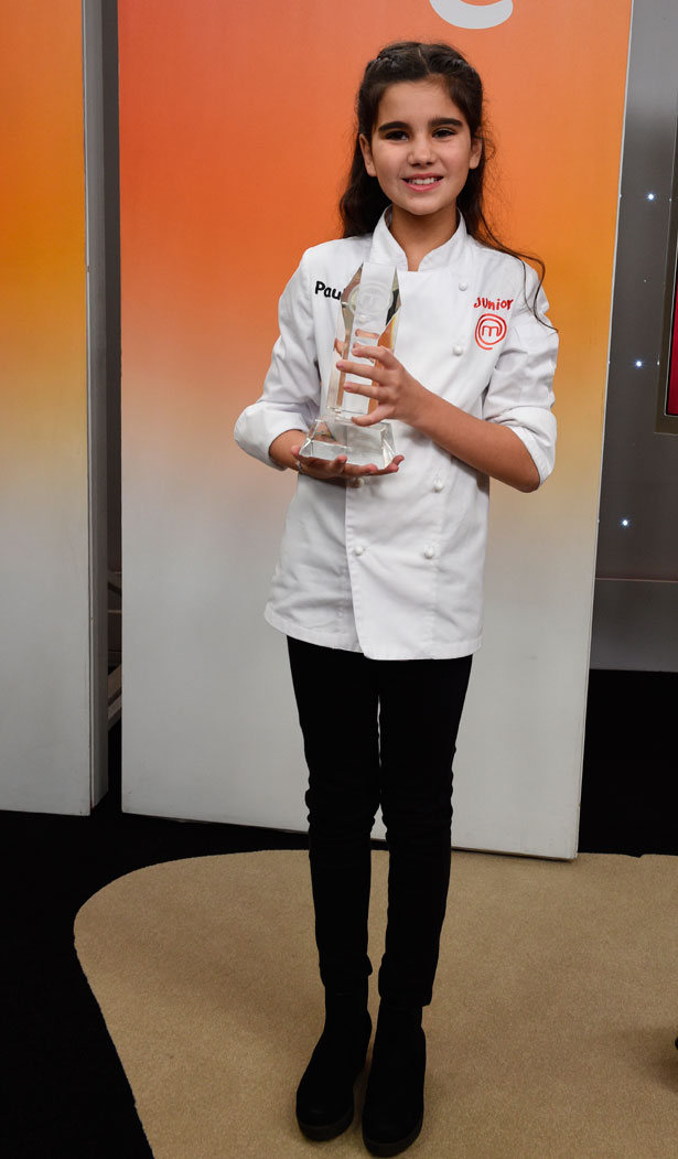 Paula, de 10 años y de Mataró, ha sido la ganadora d ela cuarta edición de Mster Chef Junior, en TVE.