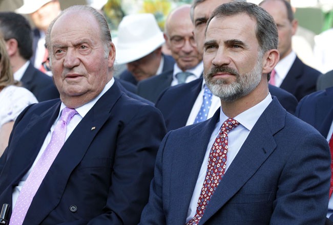 Rey Juan Carlos y Rey Felipe