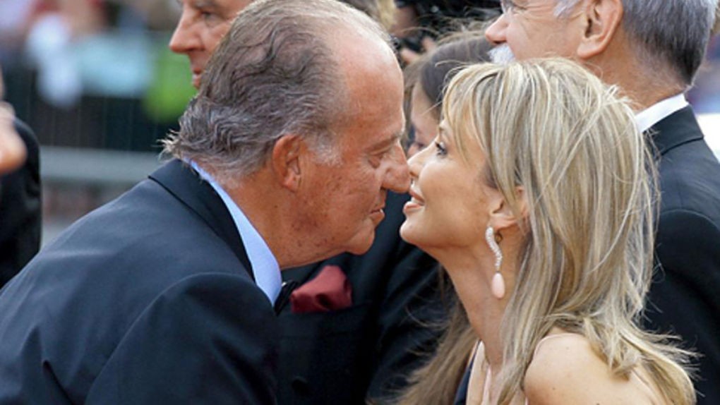 La princesa Corinna y el Rey Juan Carlos.