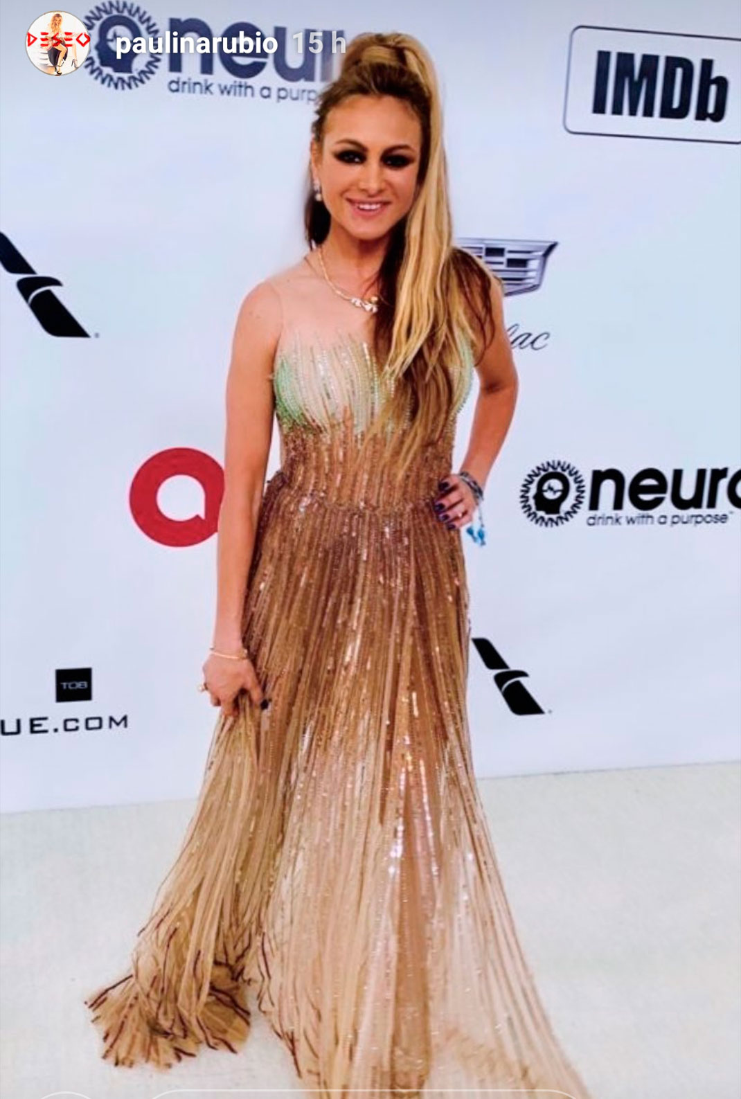 Paulina Rubio: el accidente que sufrió tras la gala de los Oscar