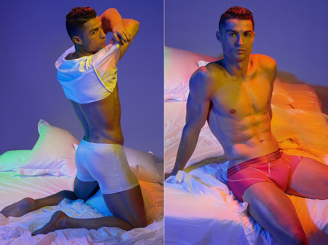 Perseo espía familia Cristiano Ronaldo: sube la temperatura con sus fotos en calzoncillos
