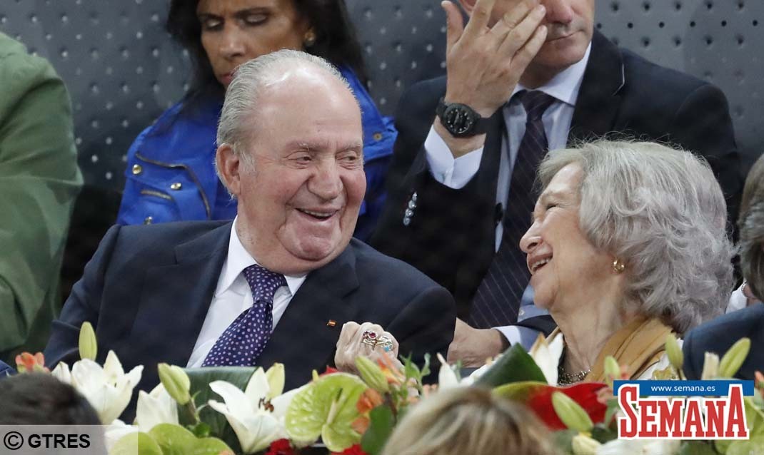 Rey emérito don Juan Carlos y Reina Sofía