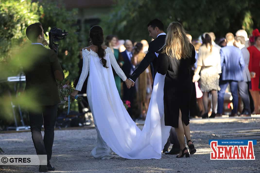 during wedding of Roberto Bautista and Ana Bodi in Nules, Castellon on Saturday, 30 November 2019.