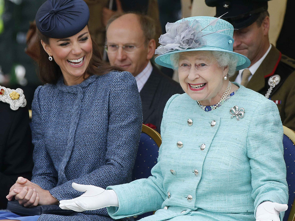 Kate Middleton Reina Isabel II
