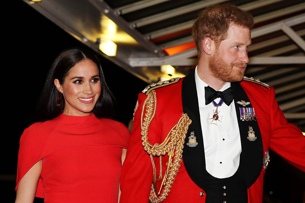 Britain’s Prince Harry and his wife Meghan, arrive to attend the Mountbatten Festival of Music at the Royal Albert Hall in London, Britain March 7, 2020. REUTERS/Simon Dawson/Pool *** Local Caption *** .