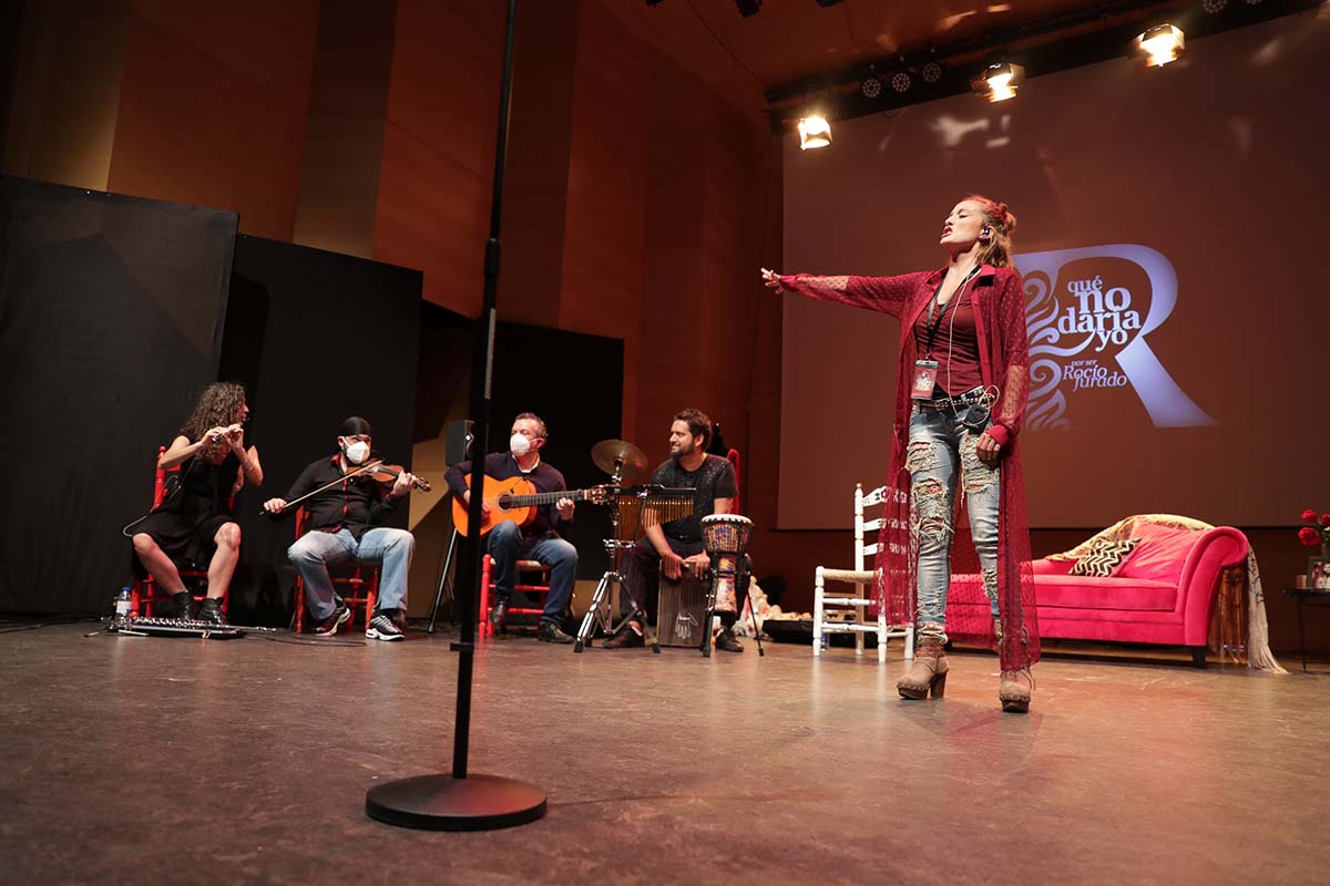 Rocio Carrasco during premiere musical “ Que no daría yo “ in Boadilla del Monte, Madrid, on Saturday, 10 February 2020