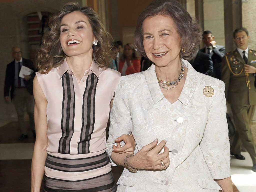 La reina Letizia y su suegra, la reina Sofía, cuando se llevaban bien